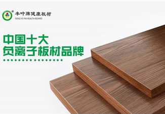 专业成就品牌 丰叶板材蝉联“中国十大板材品牌”